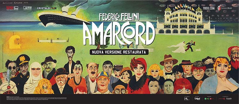 50 anni di<br/ ></noscript>AMARCORD Regia di Federico Fellini<br/ >Lunedì 18 dicembre<br/ >ore 21:00